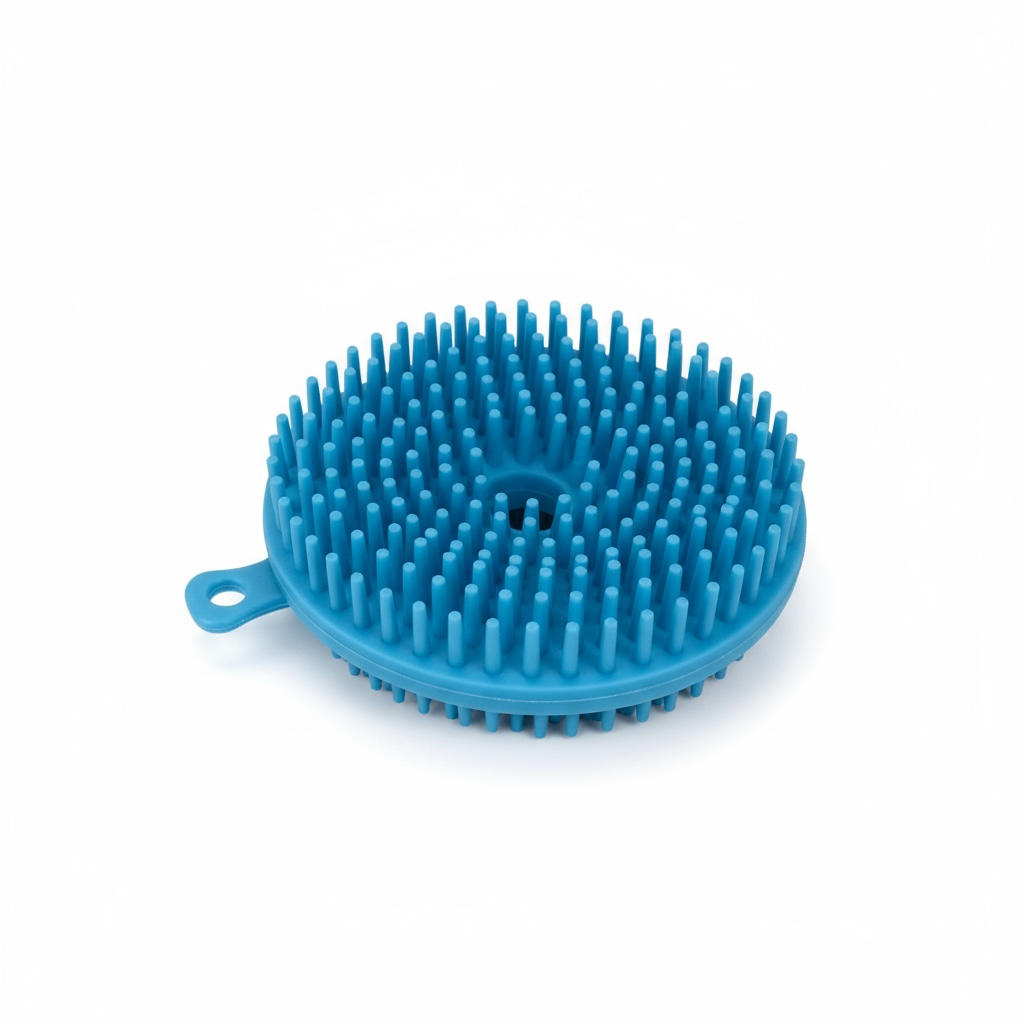 Cepillo de Masaje Capilar de Silicona 2 en 1 MS397