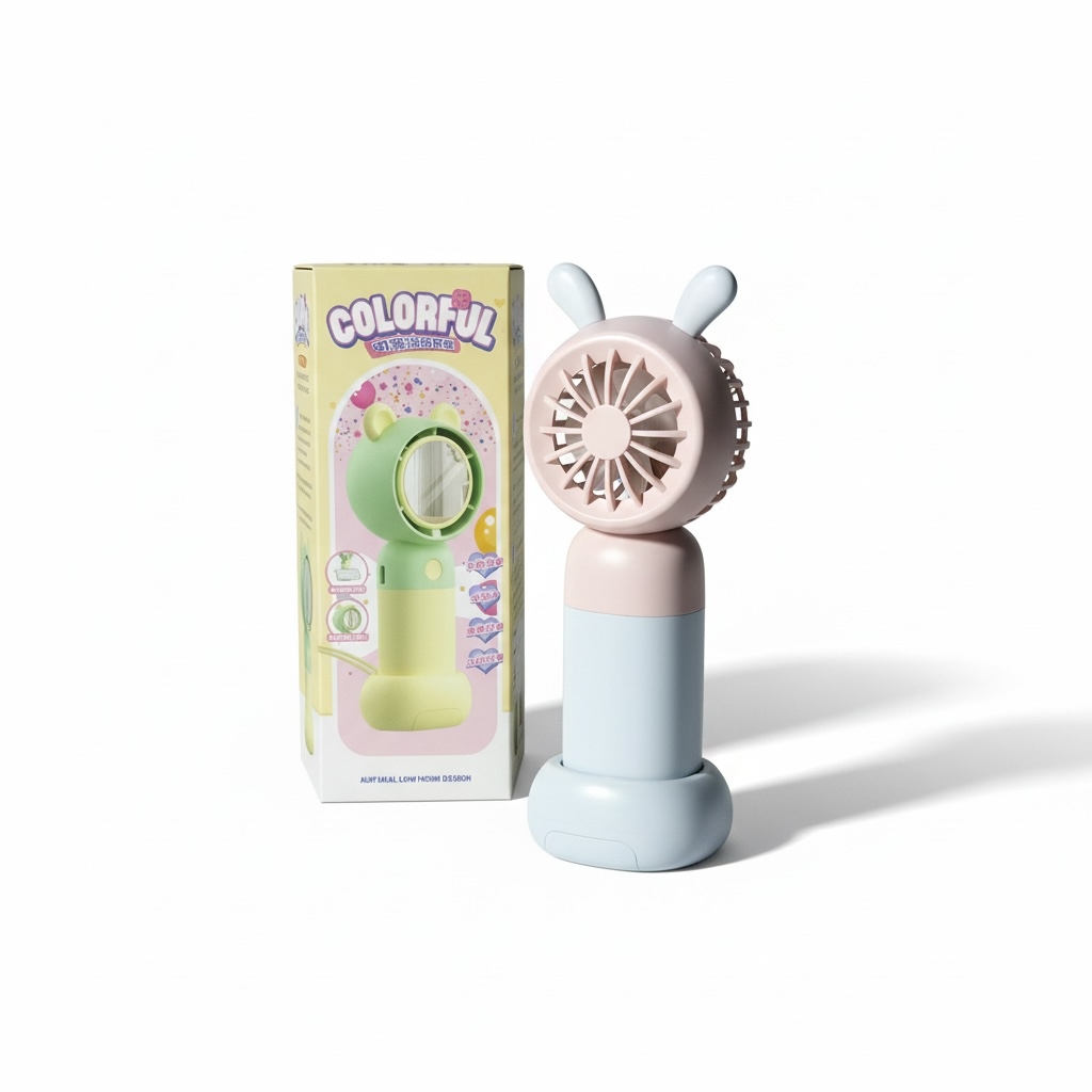 ABANICO CON ESPEJO PLASTICO MS380