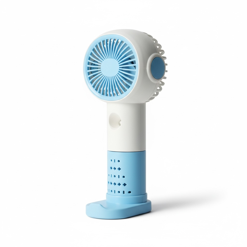 VENTILADOR CON HUMIDIFICADOR RECARGABLE MS382