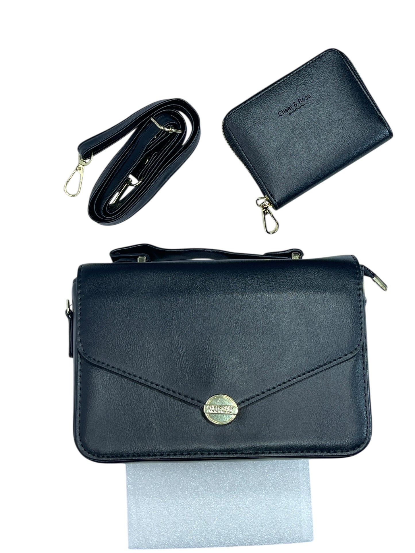 Bolso de Mujer, incluye monedero con correa para colgar, Medidas 20X 14CM-MS586