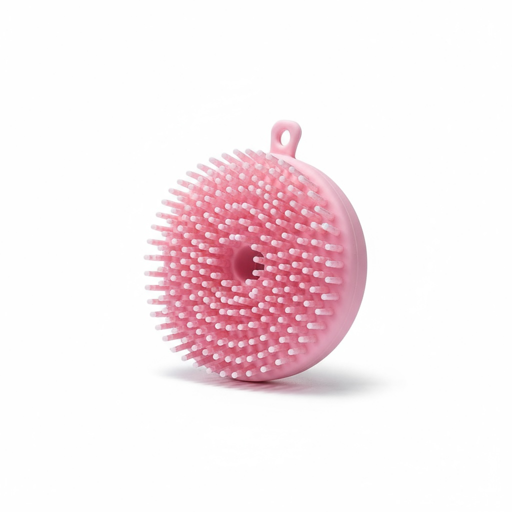 Cepillo de Masaje Capilar de Silicona 2 en 1 MS397