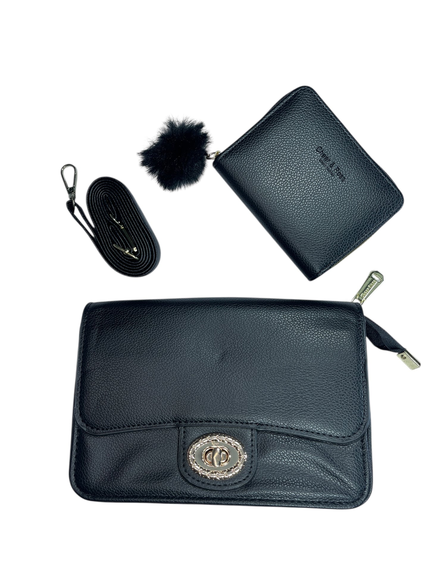 Bolso de Mujer, incluye monedero y correa para colgar, Medidas 20X 14CM-MS587