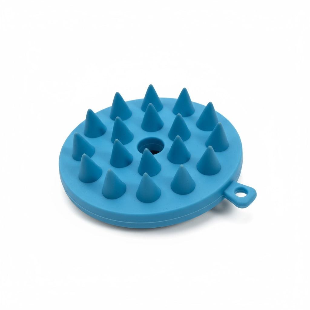 Cepillo de Masaje Capilar de Silicona 2 en 1 MS397