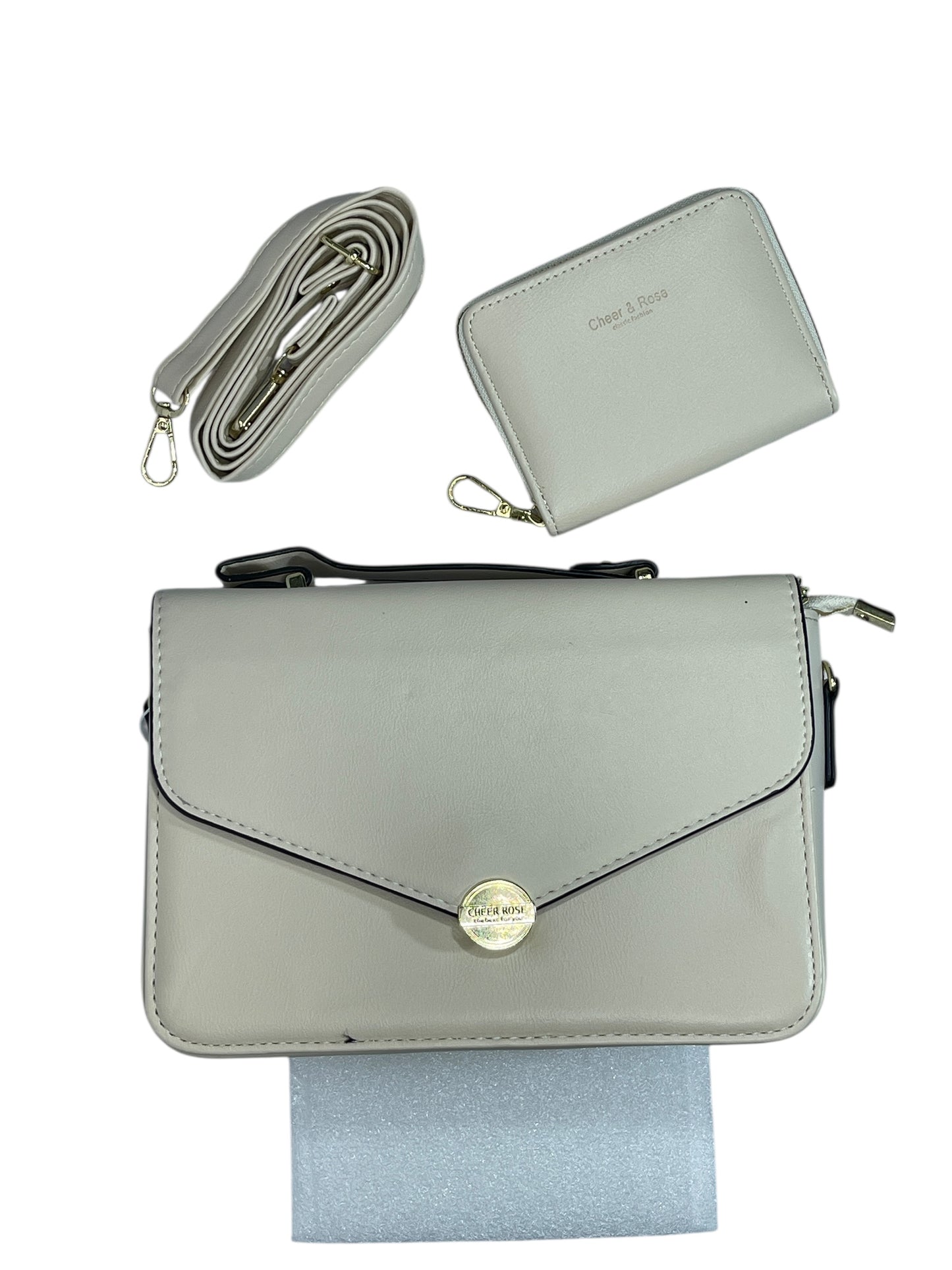 Bolso de Mujer, incluye monedero con correa para colgar, Medidas 20X 14CM-MS586