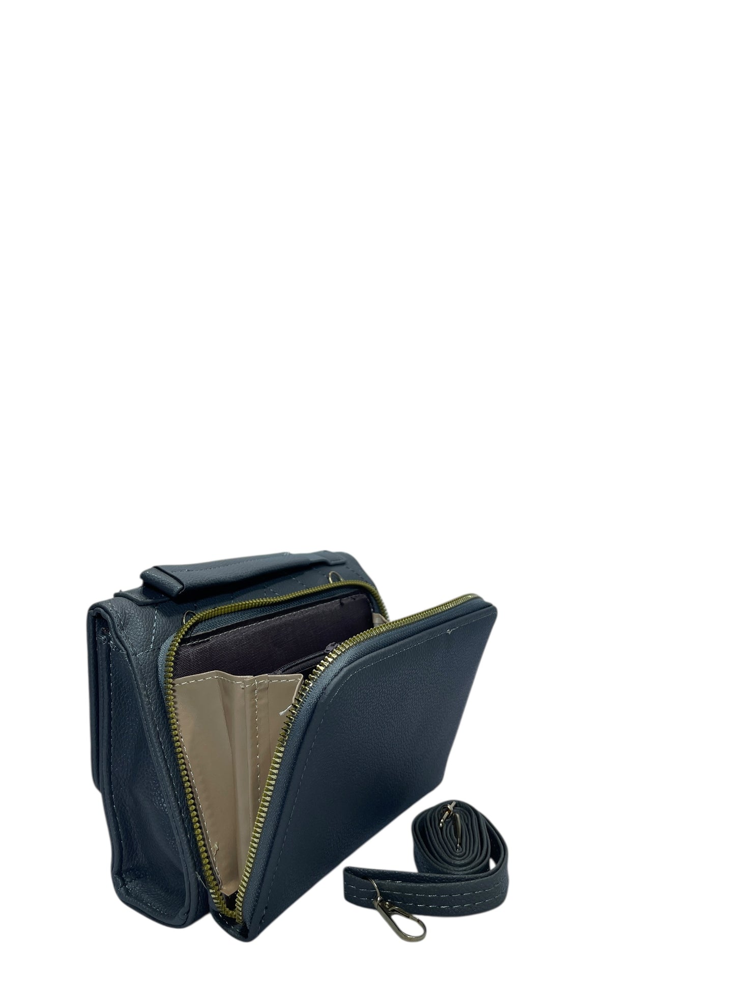 Bolso de Mujer con monedero, correa para colgar medidas 22X 14.5 CM-MS549