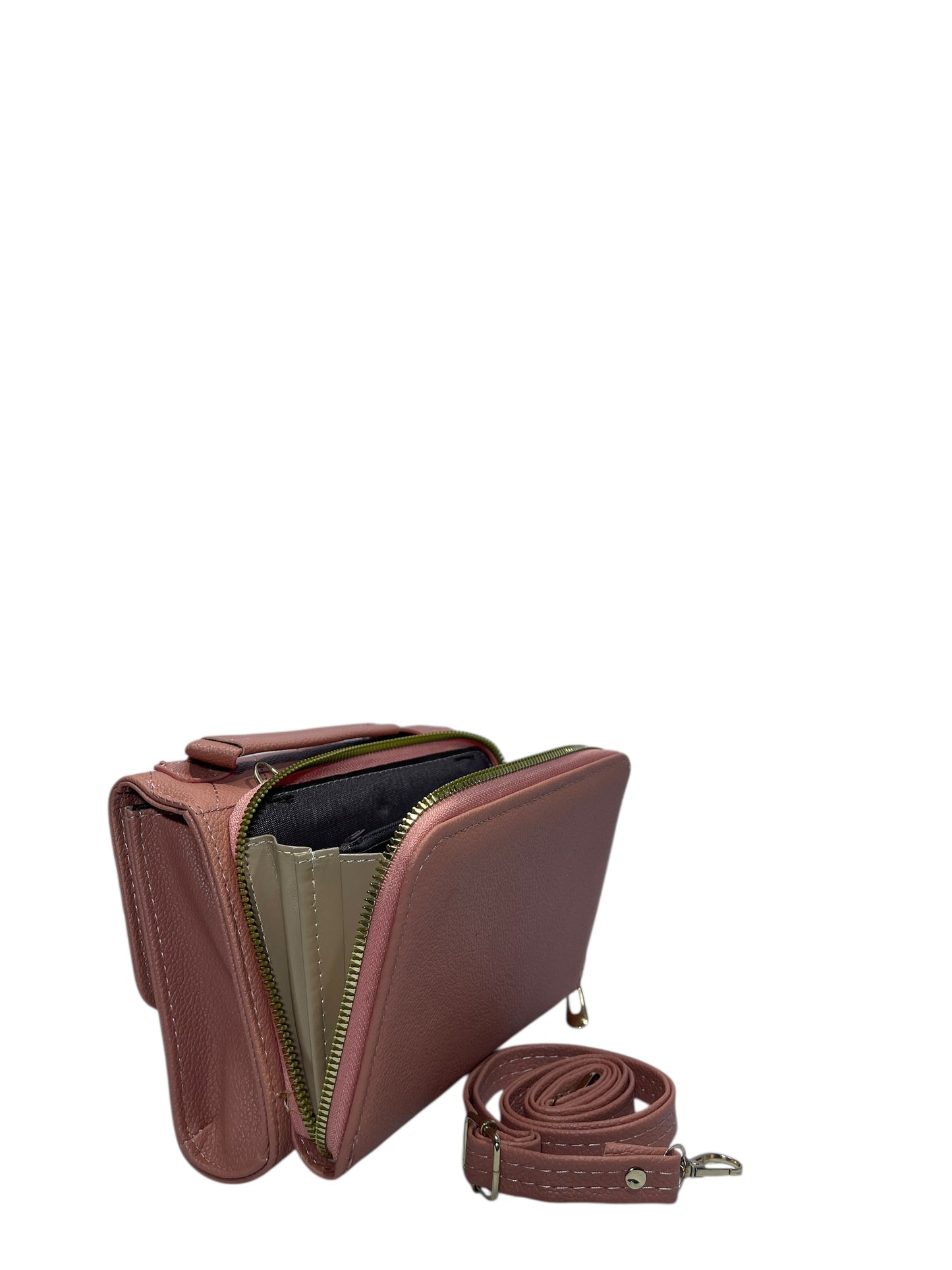 Bolso de Mujer con monedero, correa para colgar medidas 22X 14.5 CM-MS549