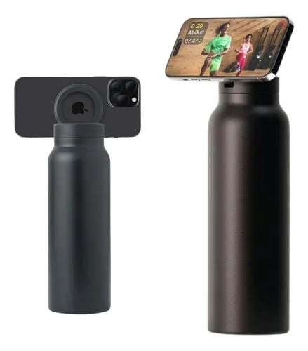 TERMO HERMETICO EN ACERO CON HOLDER PARA CELULAR, 800 ML-MS311