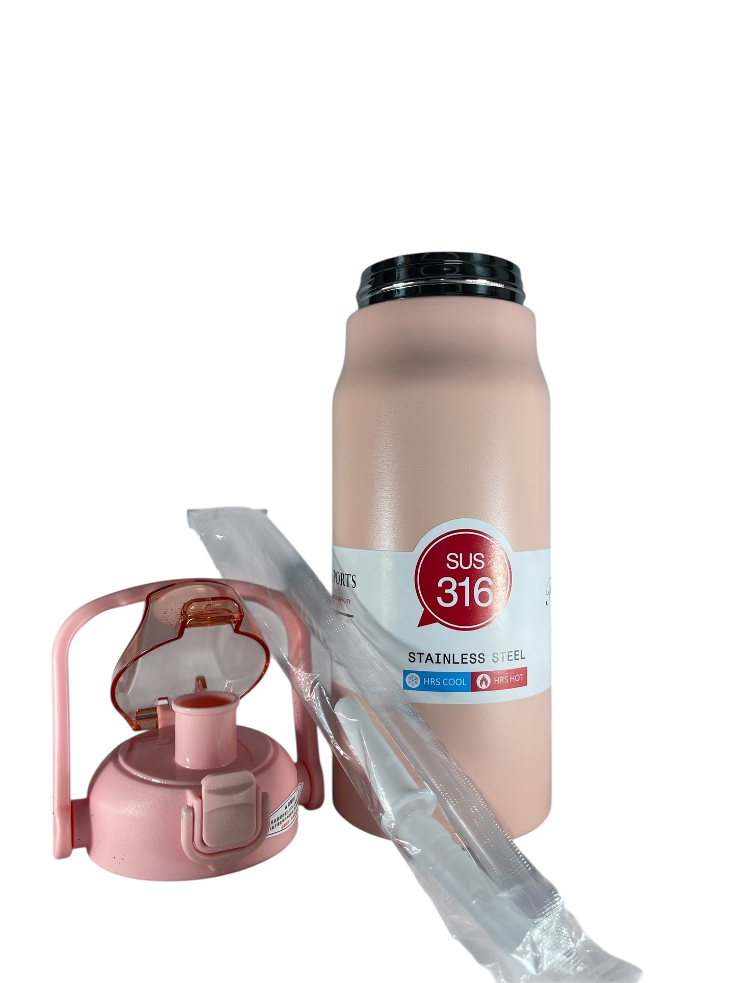 TERMO HERMETICO EN ACERO, 1000 ML,  MANTIENE BEBIDAS FRIAS O CALIENTES-MS310